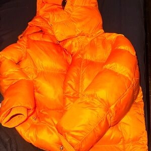 Jordan Craig Kids Orange Puffer Jacket